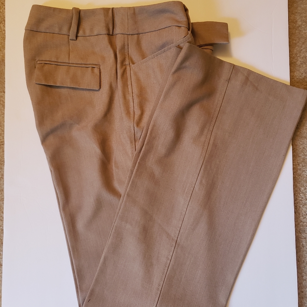 Calvin Klein tan career pants size 2